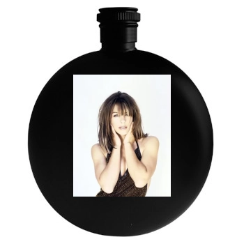 Elizabeth Hurley Round Flask