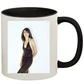 Elizabeth Hurley 11oz Colored Inner & Handle Mug