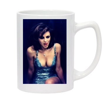 Elizabeth Hurley 14oz White Statesman Mug