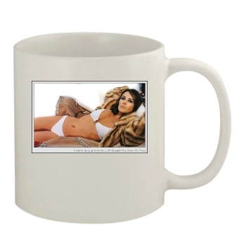 Elizabeth Hurley 11oz White Mug