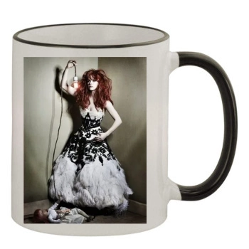 Avril Lavigne 11oz Colored Rim & Handle Mug