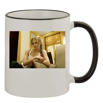 Avril Lavigne 11oz Colored Rim & Handle Mug