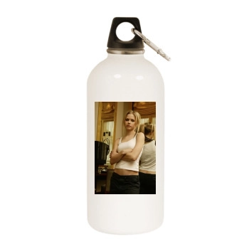 Avril Lavigne White Water Bottle With Carabiner