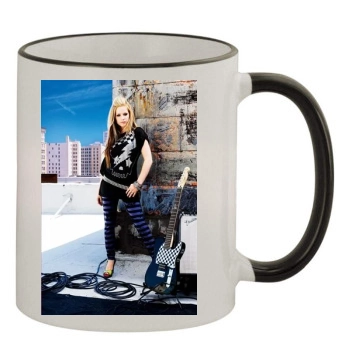 Avril Lavigne 11oz Colored Rim & Handle Mug