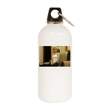 Avril Lavigne White Water Bottle With Carabiner