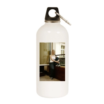 Avril Lavigne White Water Bottle With Carabiner