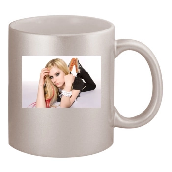 Avril Lavigne 11oz Metallic Silver Mug