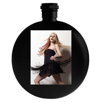 Avril Lavigne Round Flask