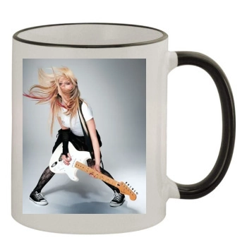 Avril Lavigne 11oz Colored Rim & Handle Mug