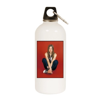 Avril Lavigne White Water Bottle With Carabiner