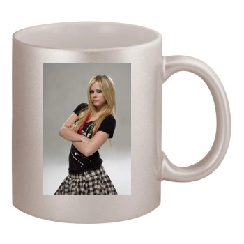 Avril Lavigne 11oz Metallic Silver Mug