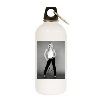 Avril Lavigne White Water Bottle With Carabiner