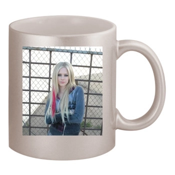 Avril Lavigne 11oz Metallic Silver Mug