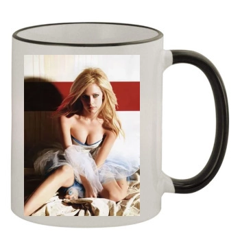 Avril Lavigne 11oz Colored Rim & Handle Mug