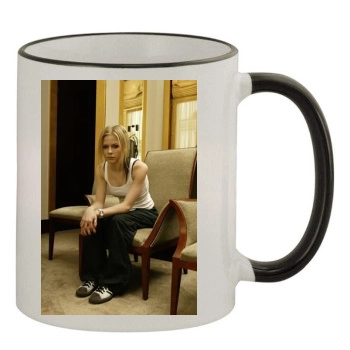 Avril Lavigne 11oz Colored Rim & Handle Mug