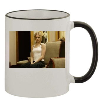 Avril Lavigne 11oz Colored Rim & Handle Mug