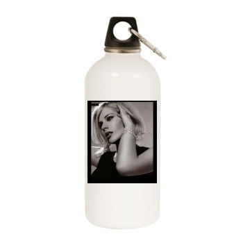 Avril Lavigne White Water Bottle With Carabiner