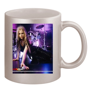 Avril Lavigne 11oz Metallic Silver Mug