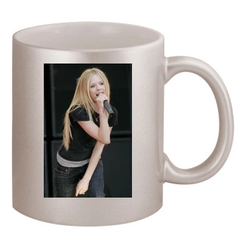 Avril Lavigne 11oz Metallic Silver Mug