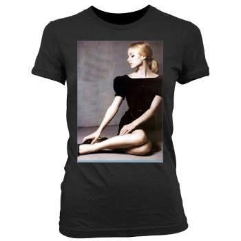 Avril Lavigne Women's Junior Cut Crewneck T-Shirt