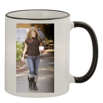 Avril Lavigne 11oz Colored Rim & Handle Mug