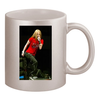 Avril Lavigne 11oz Metallic Silver Mug