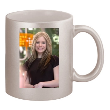 Avril Lavigne 11oz Metallic Silver Mug