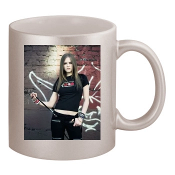 Avril Lavigne 11oz Metallic Silver Mug