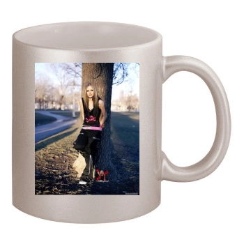 Avril Lavigne 11oz Metallic Silver Mug