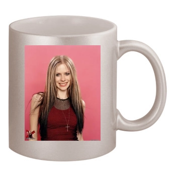 Avril Lavigne 11oz Metallic Silver Mug