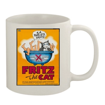 Fritz the Cat (1972) 11oz White Mug