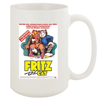 Fritz the Cat (1972) 15oz White Mug