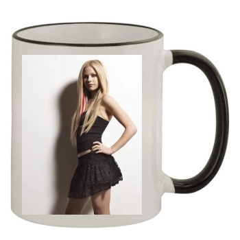 Avril Lavigne 11oz Colored Rim & Handle Mug