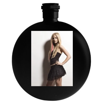 Avril Lavigne Round Flask