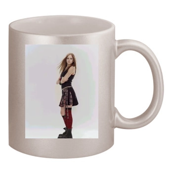 Avril Lavigne 11oz Metallic Silver Mug