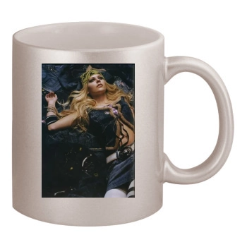 Avril Lavigne 11oz Metallic Silver Mug