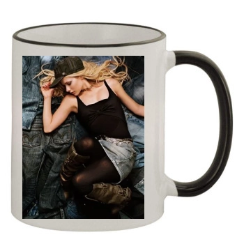 Avril Lavigne 11oz Colored Rim & Handle Mug