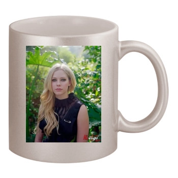 Avril Lavigne 11oz Metallic Silver Mug