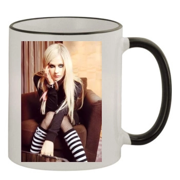 Avril Lavigne 11oz Colored Rim & Handle Mug