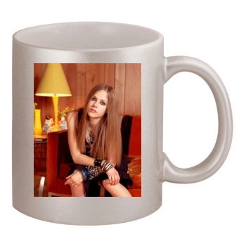 Avril Lavigne 11oz Metallic Silver Mug