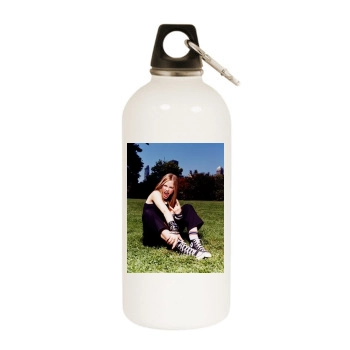 Avril Lavigne White Water Bottle With Carabiner