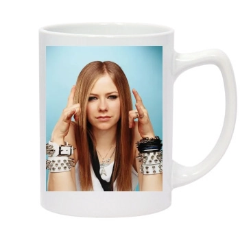 Avril Lavigne 14oz White Statesman Mug