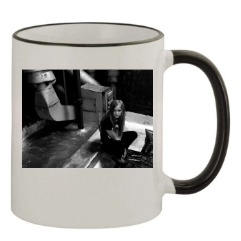 Avril Lavigne 11oz Colored Rim & Handle Mug