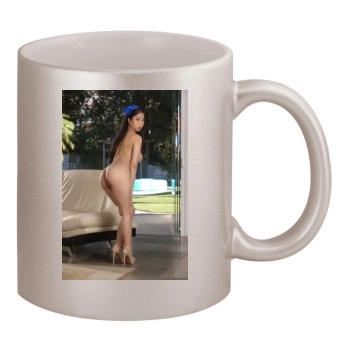 Jade Kush 11oz Metallic Silver Mug