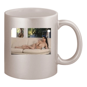 Jade Kush 11oz Metallic Silver Mug