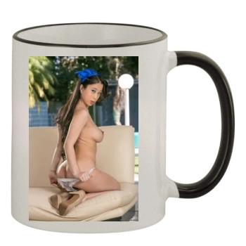 Jade Kush 11oz Colored Rim & Handle Mug