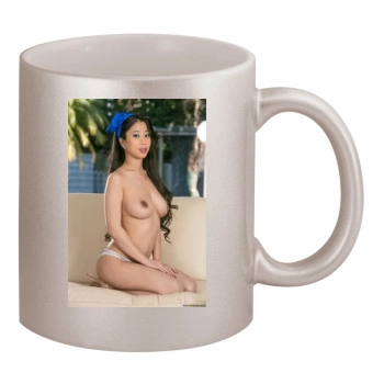 Jade Kush 11oz Metallic Silver Mug