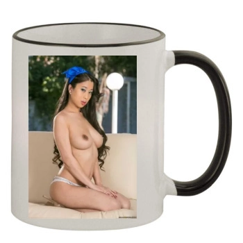 Jade Kush 11oz Colored Rim & Handle Mug