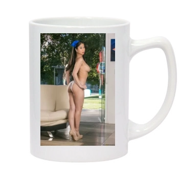 Jade Kush 14oz White Statesman Mug