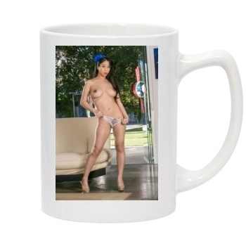 Jade Kush 14oz White Statesman Mug